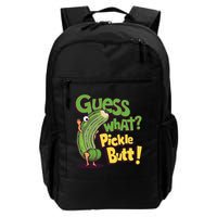 Guess What Pickle Butt! Funny Cucumber Meme Pickle Joke Backpack