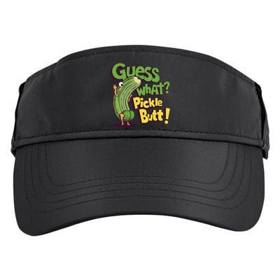 Guess What Pickle Butt! Funny Cucumber Meme Pickle Joke Adult Drive Performance Visor