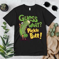 Guess What Pickle Butt! Funny Cucumber Meme Pickle Joke Premium T-Shirt