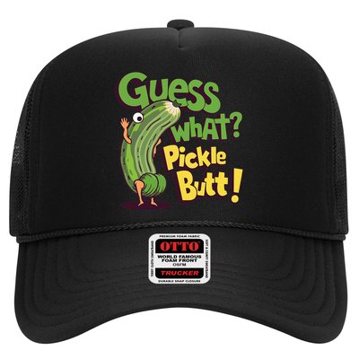 Guess What Pickle Butt! Funny Cucumber Meme Pickle Joke Trucker Hat