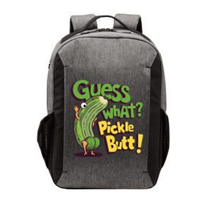 Guess What Pickle Butt! Funny Cucumber Meme Pickle Joke Vector Backpack