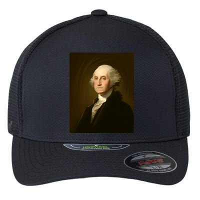 George Washington Portrait Flexfit Unipanel Trucker Cap