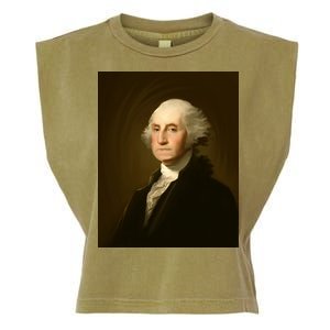 George Washington Portrait Garment-Dyed Women's Muscle Tee