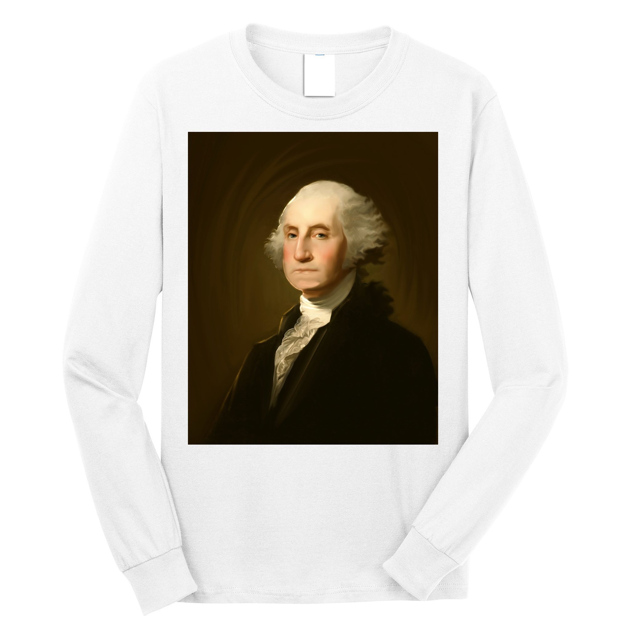 George Washington Portrait Long Sleeve Shirt