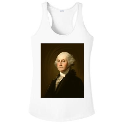 George Washington Portrait Ladies PosiCharge Competitor Racerback Tank