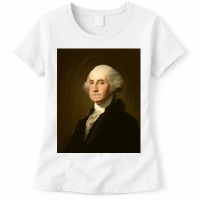 George Washington Portrait Womens T-Shirt