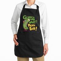 Guess What Pickle Butt! Funny Cucumber Meme Pickle Joke Apron
