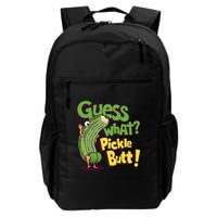 Guess What Pickle Butt! Funny Cucumber Meme Pickle Joke Backpack