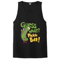 Guess What Pickle Butt! Funny Cucumber Meme Pickle Joke PosiCharge Competitor Tank