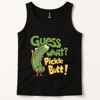 Guess What Pickle Butt! Funny Cucumber Meme Pickle Joke Tank Top