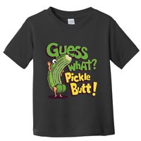 Guess What Pickle Butt! Funny Cucumber Meme Pickle Joke Toddler T-Shirt