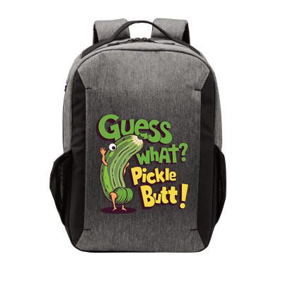 Guess What Pickle Butt! Funny Cucumber Meme Pickle Joke Vector Backpack