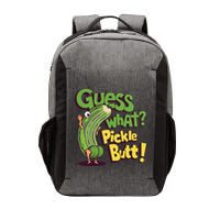 Guess What Pickle Butt! Funny Cucumber Meme Pickle Joke Vector Backpack