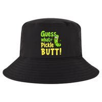 Guess What Pickle Butt! Funny Cucumber Meme Pickle Joke Cool Comfort Performance Bucket Hat