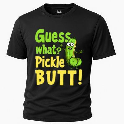 Guess What Pickle Butt! Funny Cucumber Meme Pickle Joke Performance Shirt