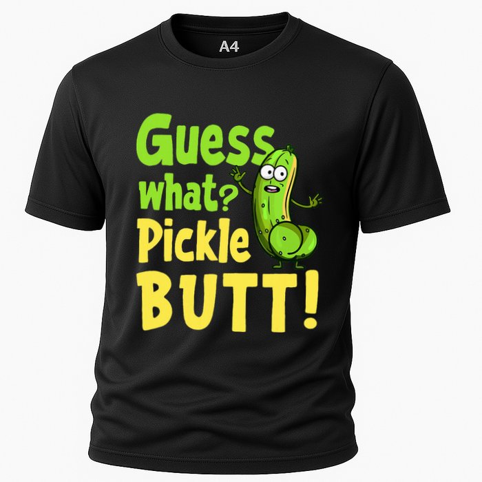 Guess What Pickle Butt! Funny Cucumber Meme Pickle Joke Performance Shirt