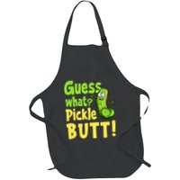 Guess What Pickle Butt! Funny Cucumber Meme Pickle Joke Apron