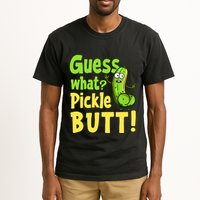 Guess What Pickle Butt! Funny Cucumber Meme Pickle Joke Tall T-Shirt