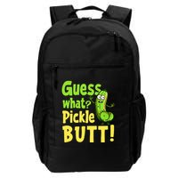 Guess What Pickle Butt! Funny Cucumber Meme Pickle Joke Backpack