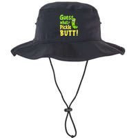 Guess What Pickle Butt! Funny Cucumber Meme Pickle Joke Bucket Hat