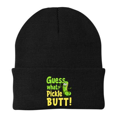 Guess What Pickle Butt! Funny Cucumber Meme Pickle Joke Beanie