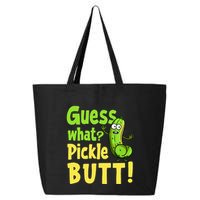 Guess What Pickle Butt! Funny Cucumber Meme Pickle Joke 25L Jumbo Tote