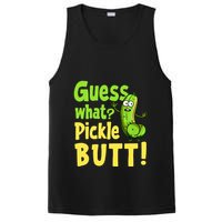 Guess What Pickle Butt! Funny Cucumber Meme Pickle Joke PosiCharge Competitor Tank