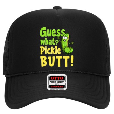 Guess What Pickle Butt! Funny Cucumber Meme Pickle Joke Trucker Hat