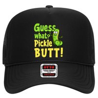 Guess What Pickle Butt! Funny Cucumber Meme Pickle Joke Trucker Hat