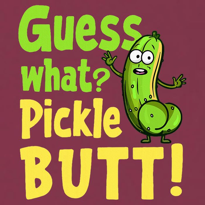 Guess What Pickle Butt! Funny Cucumber Meme Pickle Joke 16oz Travel Tumbler