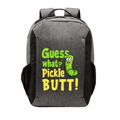Guess What Pickle Butt! Funny Cucumber Meme Pickle Joke Vector Backpack