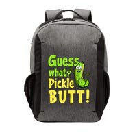 Guess What Pickle Butt! Funny Cucumber Meme Pickle Joke Vector Backpack