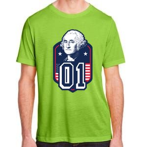 George Washington President Number 1 American Gift Adult ChromaSoft Performance T-Shirt