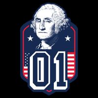 George Washington President Number 1 American Gift Cooling Performance Crew T-Shirt