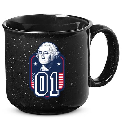 George Washington President Number 1 American Gift 15oz Campfire Ceramic Mug