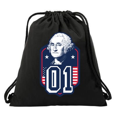 George Washington President Number 1 American Gift Drawstring Bag