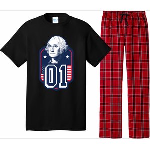 George Washington President Number 1 American Gift Pajama Set