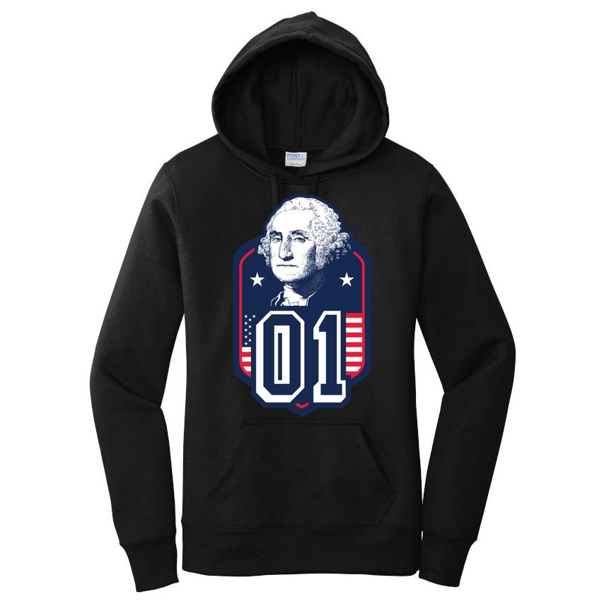 George Washington President Number 1 American Gift Women's Pullover Hoodie