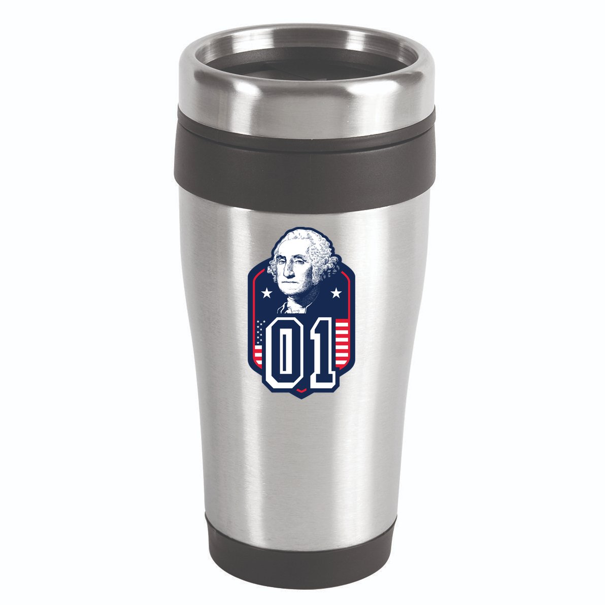 George Washington President Number 1 American Gift 16oz Travel Tumbler