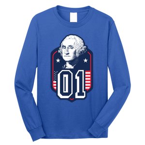 George Washington President Number 1 American Gift Long Sleeve Shirt