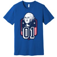 George Washington President Number 1 American Gift Premium T-Shirt