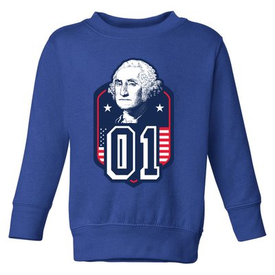 George Washington President Number 1 American Gift Toddler Sweatshirt