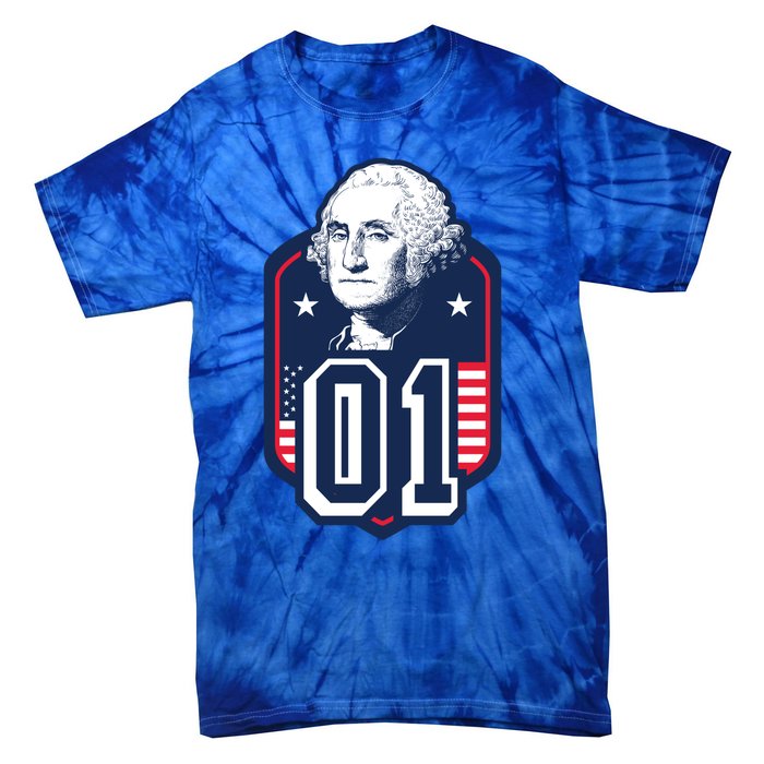 George Washington President Number 1 American Gift Tie-Dye T-Shirt