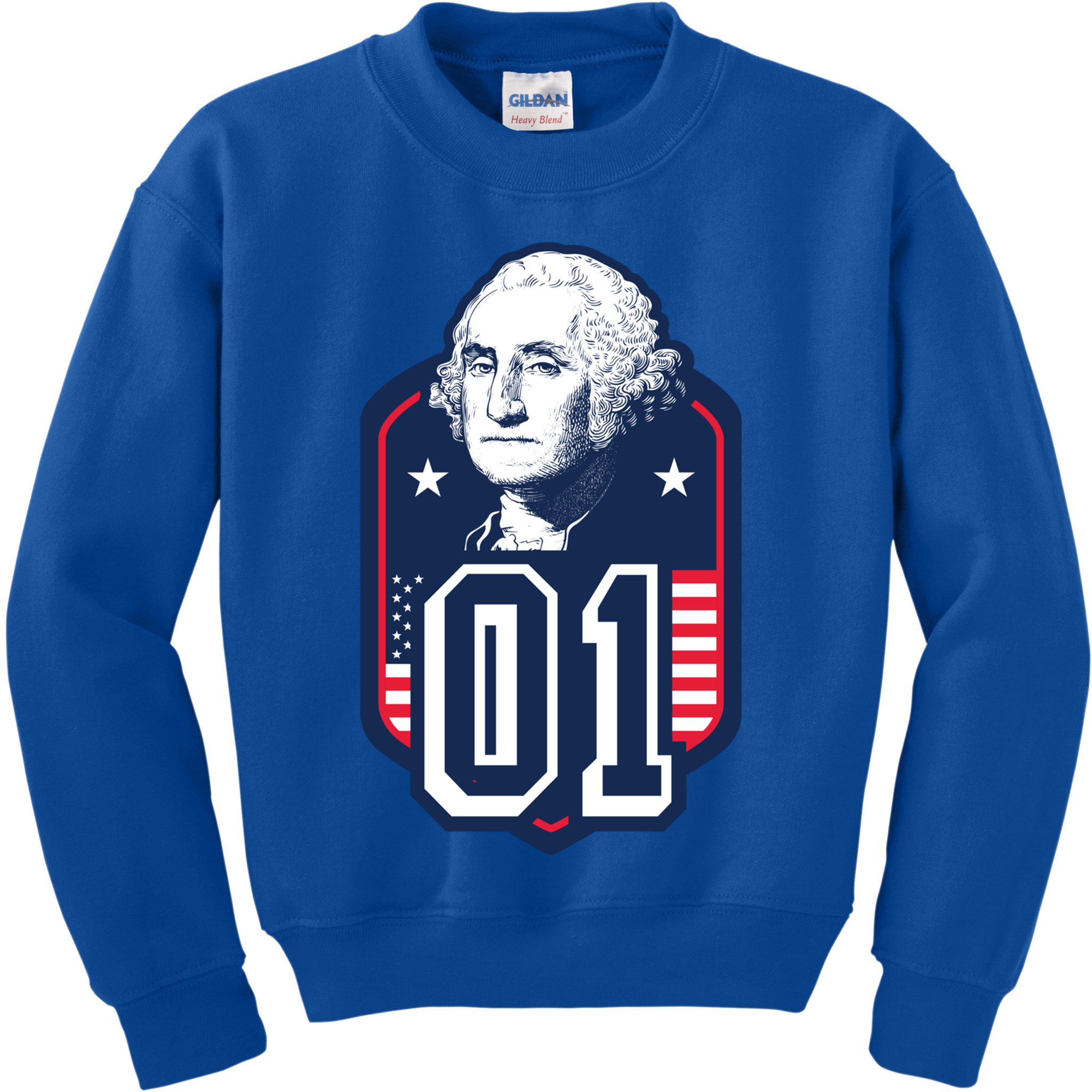 George Washington President Number 1 American Gift Kids Sweatshirt