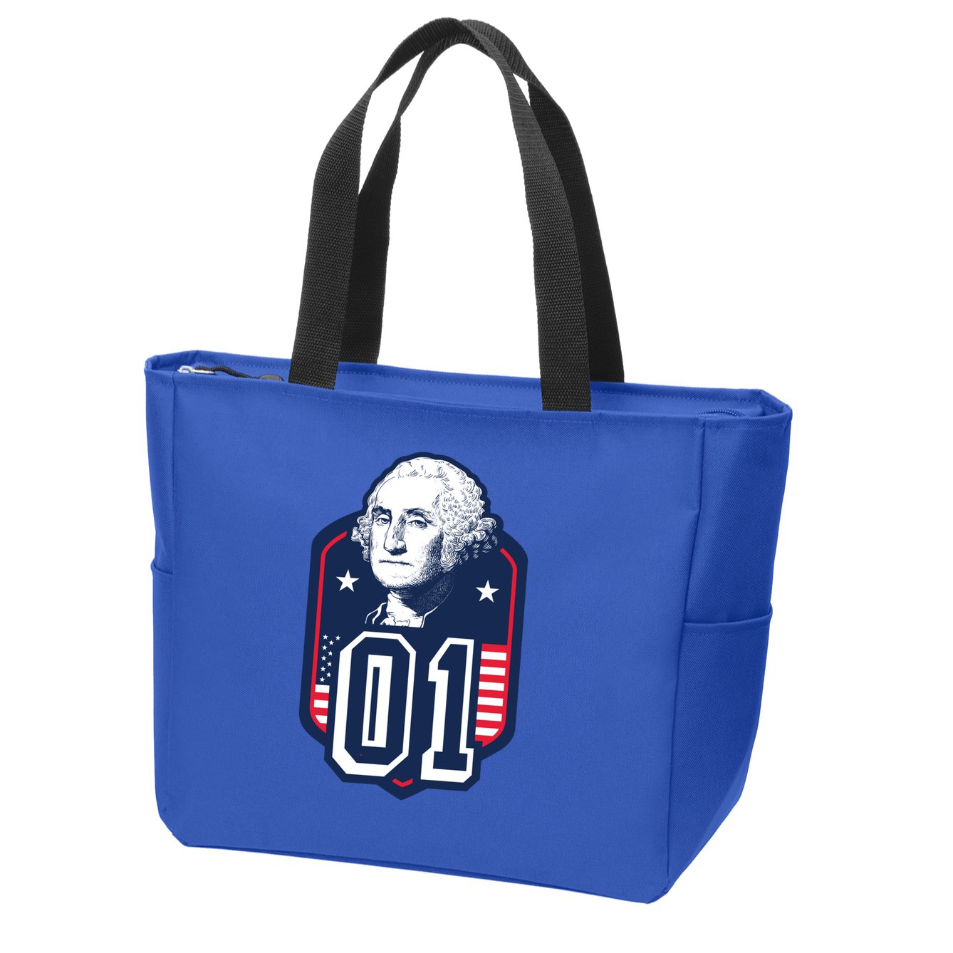 George Washington President Number 1 American Gift Zip Tote Bag