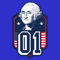 George Washington President Number 1 American Gift Zip Tote Bag