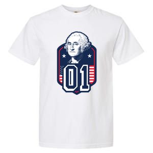 George Washington President Number 1 American Gift Garment-Dyed Heavyweight T-Shirt