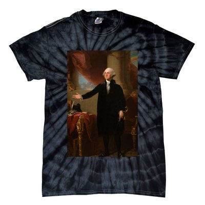 George Washington Portrait Tie-Dye T-Shirt