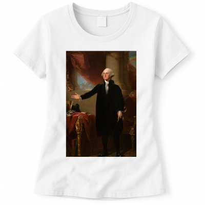 George Washington Portrait Womens T-Shirt