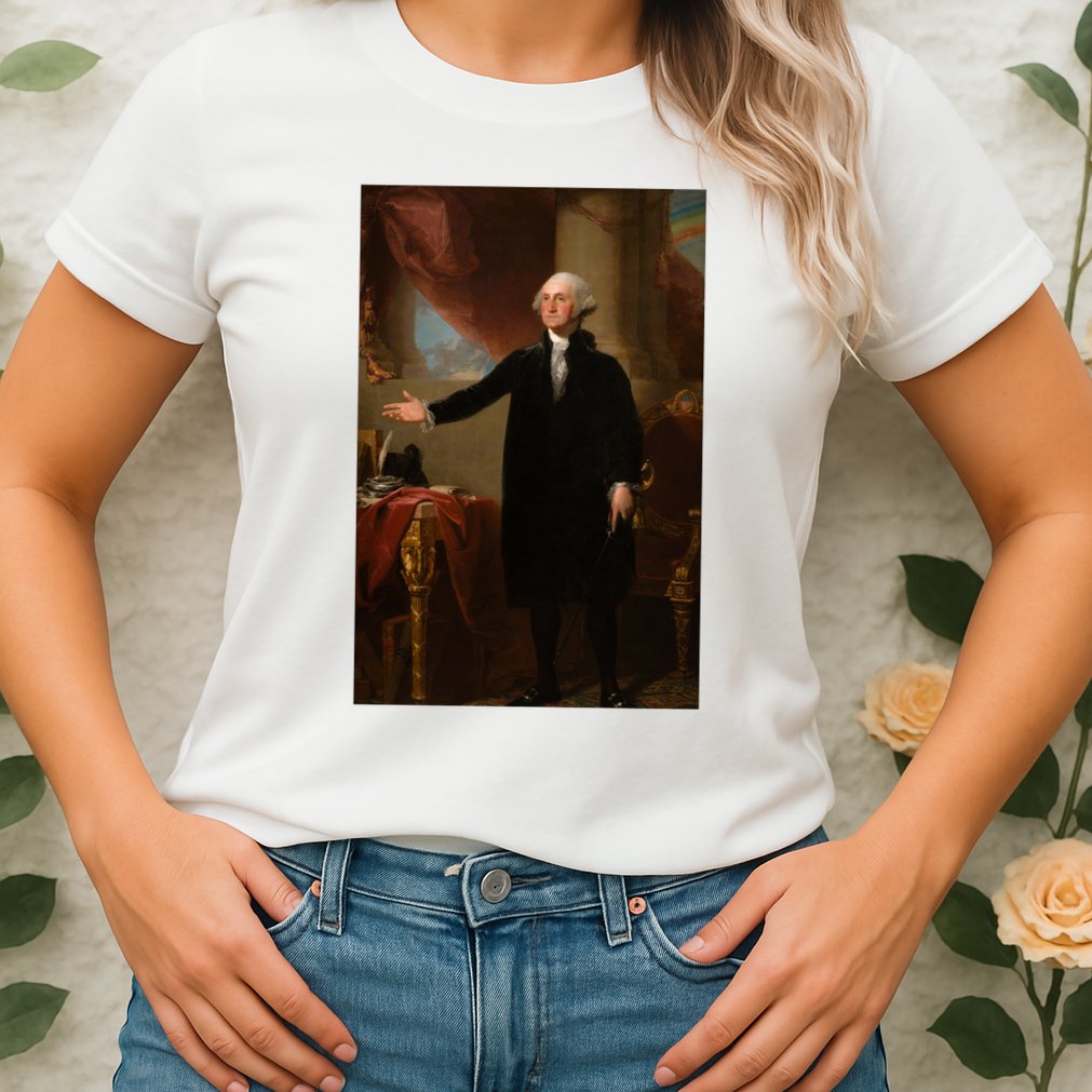 George Washington Portrait Womens T-Shirt